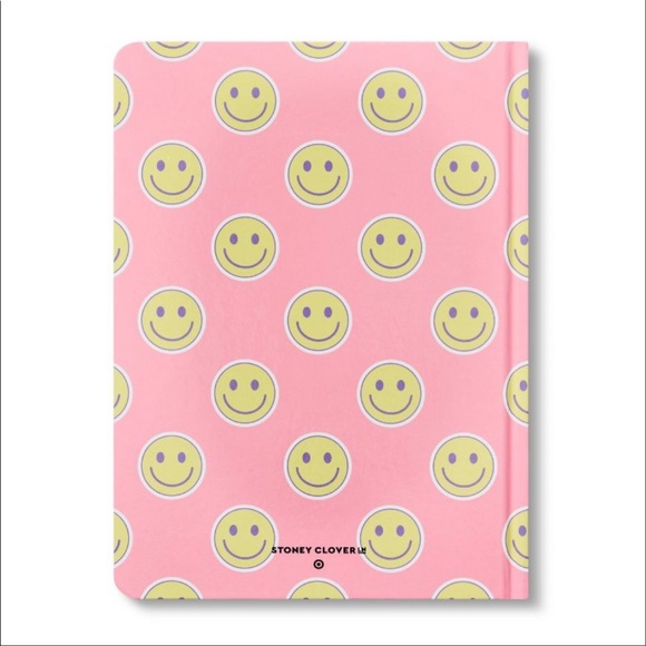 Stoney clover lane x Target Notebook Pink Smiley Faces NWT! - Picture 4 of 5